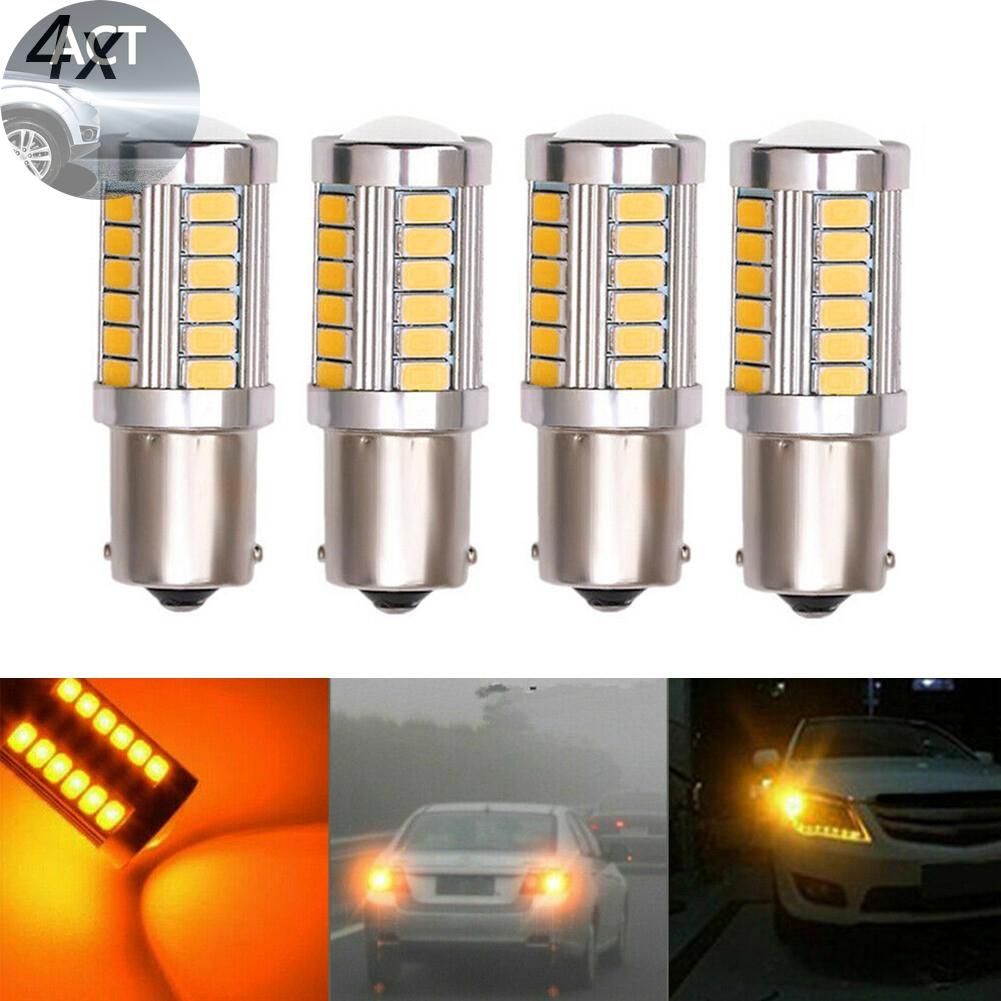 ไฟเลี้ยว-led-3000k-33led-581-ba15s-py21w-ความสว่างสูง-4-ชิ้น