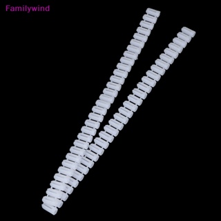 Familywind&gt; ท่อต่อขยาย พลาสติก M4 หัวแบน สกรูเกลียวไนล่อน 60 ชิ้น