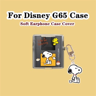 【คุณภาพสูง】เคสหูฟังนิ่ม แบบใส ลายการ์ตูนดิสนีย์ สร้างสรรค์ สําหรับ Disney G65 G65