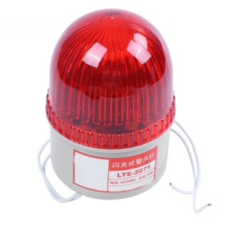 โคมไฟแฟลชเตือน AC 220V 15W สีแดง สําหรับอุตสาหกรรม