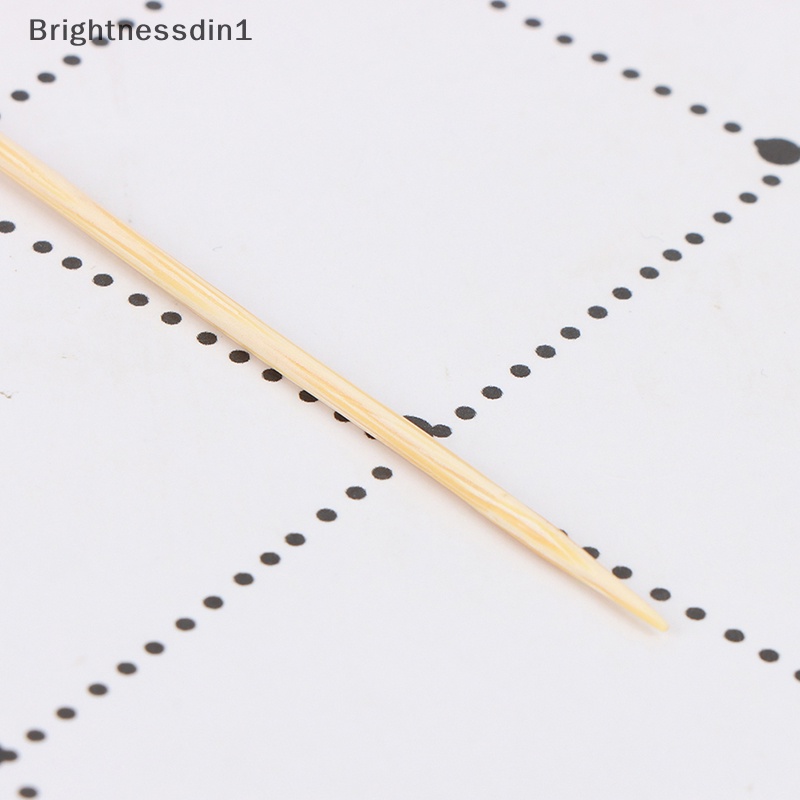 brightnessdin1-ส้อมไม้ไผ่-รูปใบกระบองเพชร-ผลไม้-คัพเค้ก-สลัด-บูติก-100-ชิ้น