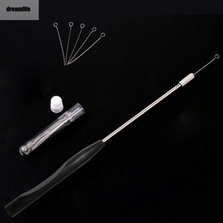 【DREAMLIFE】Inoculation Rod Stainless Steel + 50 Nichrome Ring Agar Culture For Lab