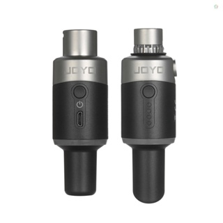 Audioworld JOYO MW-1 ไมโครโฟนไร้สาย 5.8GHz แบบชาร์จไฟได้ และตัวรับส่งสัญญาณ สําหรับไมโครโฟนไดนามิก มิกเซอร์ แอมป์ และกล้อง