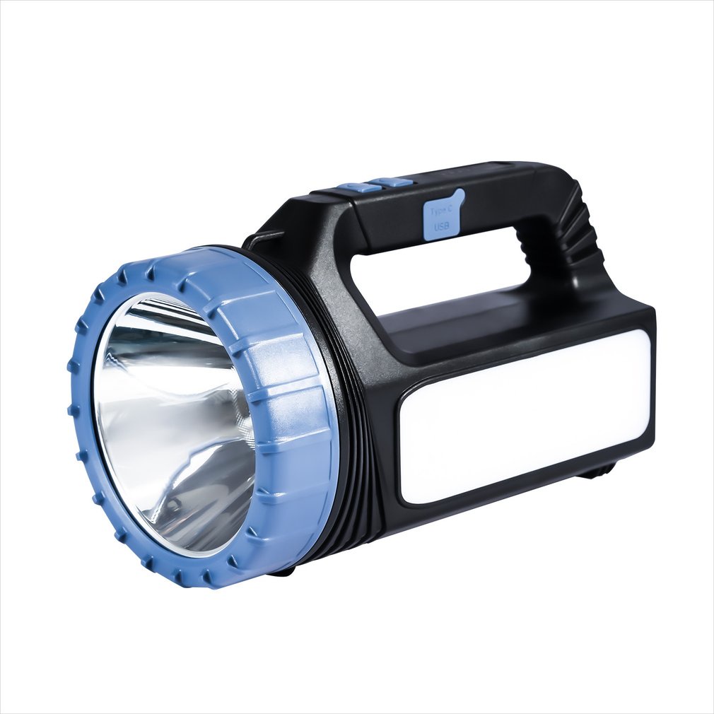 solar-power-led-flashlight-handheld-searchlights-usb-rechargeable-flashlight