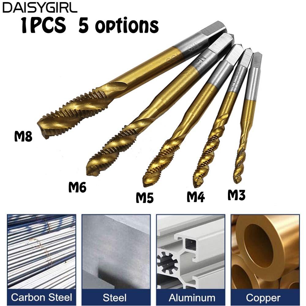 【DAISYG】Spiral Tap High Speed Steel Metric Spiral Thread Tap Drills ...