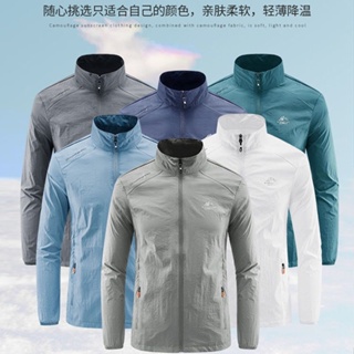 Spot high quality] Sun clothing boys 2023 new sunscreen clothing outdoor fishing clothing sports anti-UV large size fast dry coat breathable thin sunscreen clothing
