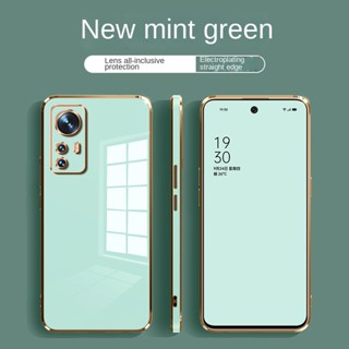 เคสโทรศัพท์มือถือซิลิโคน แบบนิ่ม ขอบตรง กันกระแทก สําหรับ Xiaomi 12T Pro 11T xiaomi12 Pro 11 Lite Mi 13 Lite