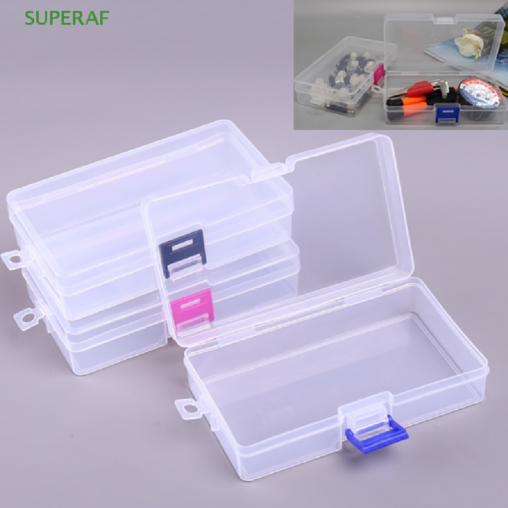 superaf-กล่องพลาสติกใส-สําหรับเก็บเครื่องประดับ-ลูกปัด-งานฝีมือ-ขายดี