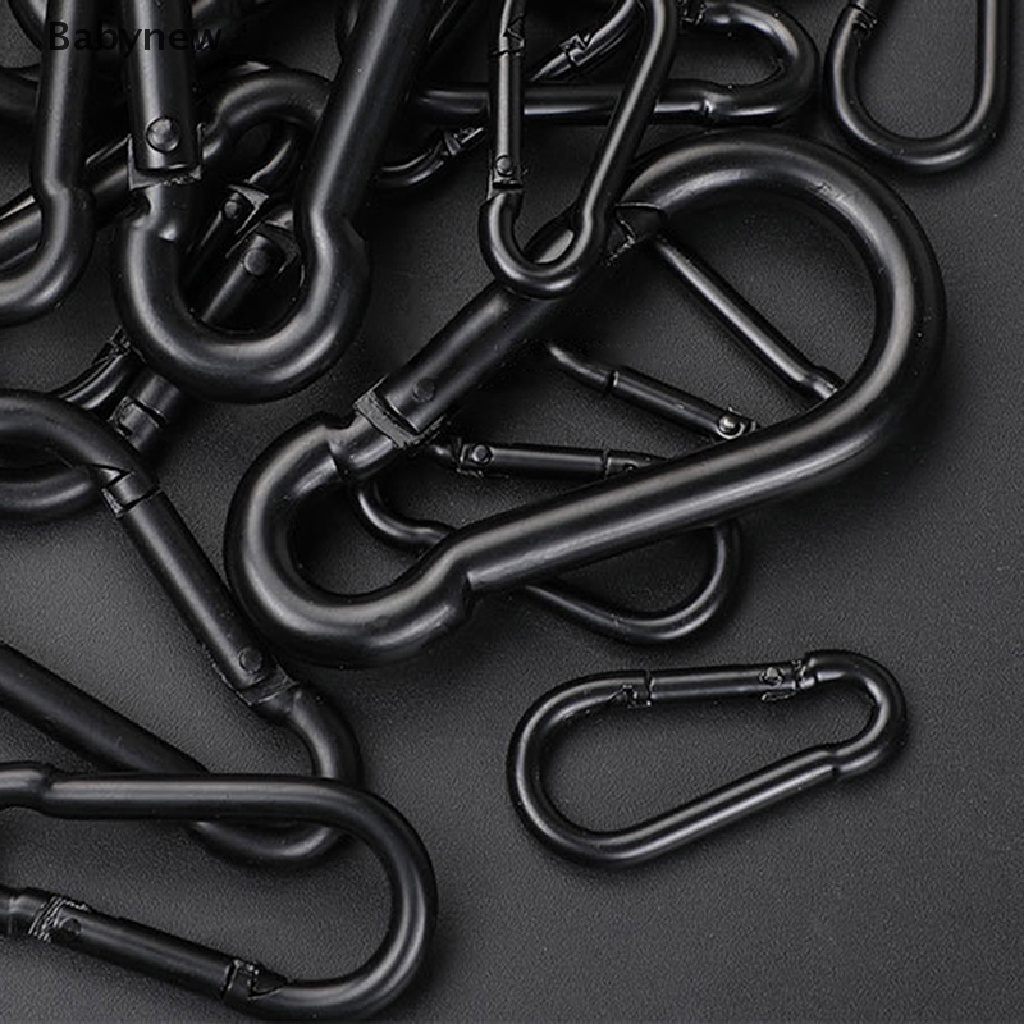 lt-babynew-gt-คลิปตะขอพวงกุญแจโลหะ-d-carabiner-สําหรับทําเครื่องประดับ-พวงกุญแจ-diy-ขายส่ง