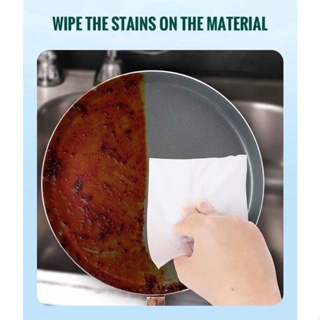 Blueoutlet Kitchen clean wipes ผ้าเปียกเช็ดขจัดคราบเครื่องครัว  คราบอาหาร น้ำจิ้มต่างๆออกอย่างง่ายดายโดยไม่ต้องเปลืองแรง