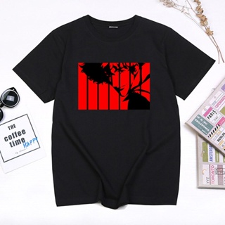 GOOD YF90s Japan Anime Cowboy Bebop T Shirt Nostalgia Hot Sale Cowboy Spike Graphic Manga Tops Summer Camiseta Vintage H