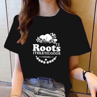 เสื้อยืดคอกลม แขนสั้น พิมพ์ลาย สีขาว สไตล์เกาหลี แฟชั่นสําหรับผู้หญิง