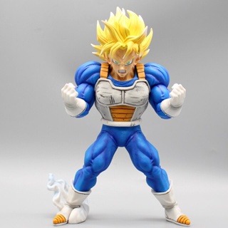 โมเดลฟิกเกอร์ PVC รูปปั้นอนิเมะ Dragon Ball Z Son Goku DBZ Kakarotto Gk Super Saiyan ขนาด 25 ซม. สําหรับตกแต่ง