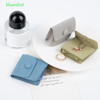 Bluevelvet กระเป๋าเก็บเครื่องประดับ สร้อยข้อมือ ต่างหู แหวน กระดุม แบบพกพา