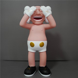 ตุ๊กตา kaws Sesame Street sz-sujiao-kaws Yue Minjun ของแท้ สําหรับตกแต่ง