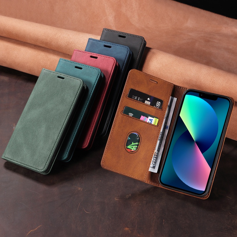เคสโทรศัพท์มือถือหนัง-แบบฝาพับแม่เหล็ก-พร้อมสายรัดข้อมือ-สําหรับ-oppo-find-x3-x5-pro-lite