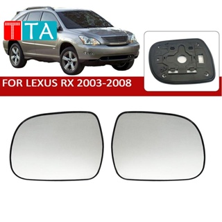 ปีกประตูกระจกมองข้าง พร้อมแผ่นรองด้านหลัง สําหรับ Lexus RX 2003-2008 Toyota Hilux 2005-2010