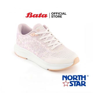 Bata บาจา by North Star รองเท้าผ้าใบแบบผูกเชือก สนีกเกอร์ สำหรับผู้หญิง สีม่วง 5022274 สีฟ้า 5209074