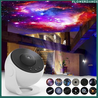 โคมไฟโปรเจคเตอร์ Galaxy Sky ตกแต่งห้อง Sky Projector โคมไฟจำลอง Sky Led โคมไฟโปรเจคเตอร์ Star พร้อมสำหรับจัดส่ง Flower