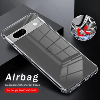 Clear Case For Google Pixel 7A 6A 7 Pro / 6 Pro Pixel7A 8 Pro Shockproof Slim Ultra-Thin Soft TPU Anti-Drop Phone Cover