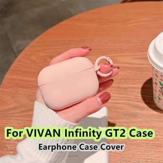 【คุณภาพสูง】เคสหูฟัง แบบนิ่ม สีมาการอง สําหรับ VIVAN Infinity GT2 GT2