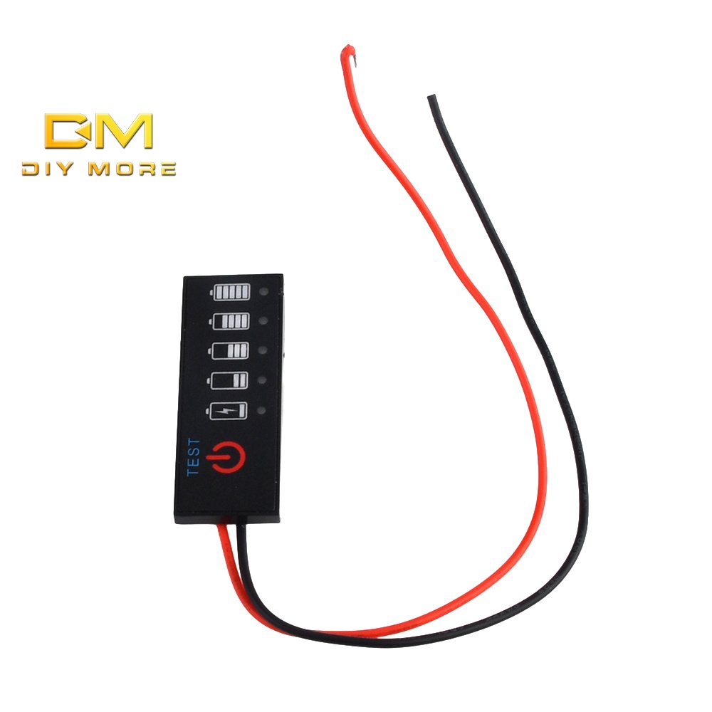 diymore-บอร์ดโมดูลแสดงสถานะแบตเตอรี่-li-ion-พร้อมฟังก์ชั่นเชื่อมต่อ-ป้องกันการย้อนกลับ-สําหรับจอแสดงผลแรงดันไฟฟ้า-led