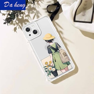 เคสโทรศัพท์มือถือแบบใส กันกระแทก กันรอยขีดข่วน ลายการ์ตูนตาแมว สําหรับ iphone11 13 6.6 1