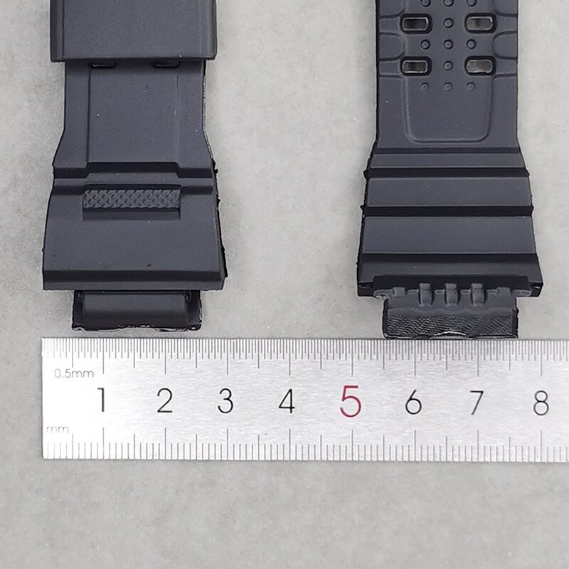 yifilm-สายนาฬิกาข้อมือยางซิลิโคน-กันน้ํา-สีดํา-แบบเปลี่ยน-สําหรับ-casio-g-shock-gw9400-gw-9400