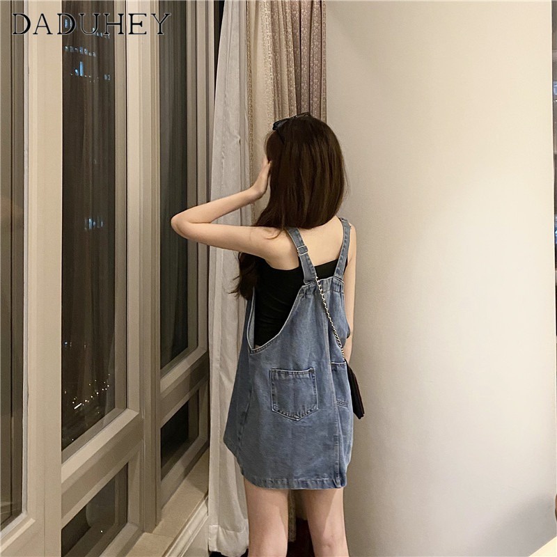 daduhey-korean-style-ins-2023-new-denim-suspender-skirt-women-summer-plus-size-dress-fashion-casual-slip-dress