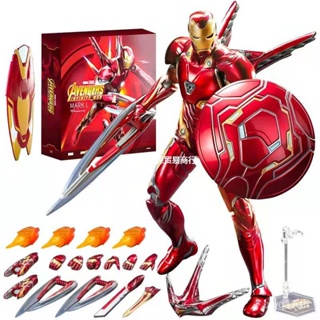 พร้อมส่ง โมเดลฟิกเกอร์ Marvel Avengers Iron Man Heroes ขยับข้อต่อได้ 24 ชั่วโมง