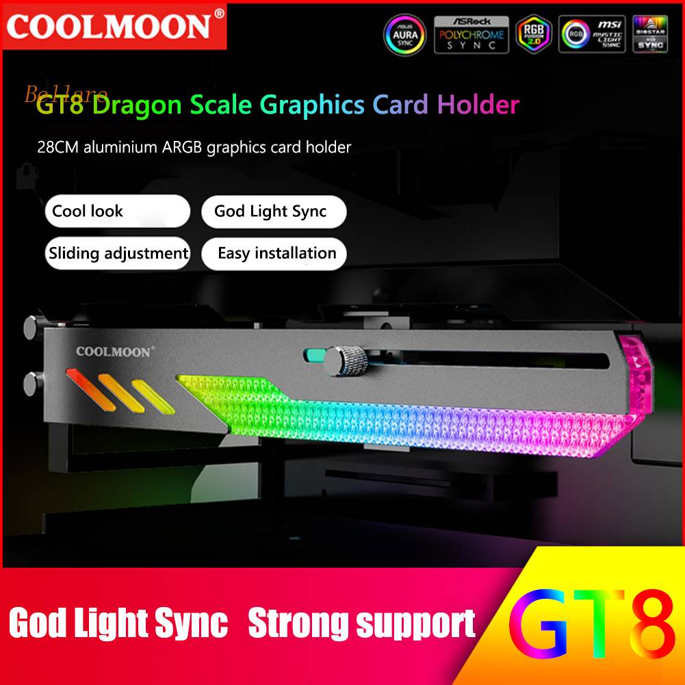 bel-coolmoon-gt8-ขาตั้งการ์ดจอ-gpu-แนวนอน-สําหรับคอมพิวเตอร์