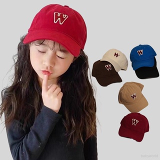 หมวกเบสบอล กันแดด ปักลายตัวอักษร สไตล์เกาหลี แฟชั่นฤดูร้อน สําหรับเด็กผู้ชาย และเด็กผู้หญิง