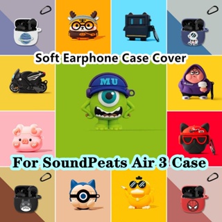 【คุณภาพสูง】เคสหูฟัง แบบนิ่ม ลายการ์ตูน สําหรับ SoundPeats Air 3 SoundPeats Air 3