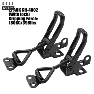 ⭐READY STOCK ⭐Toggle Clamp 2pcs 396lbs Accessories Adjustable Black Fittings GH-4002