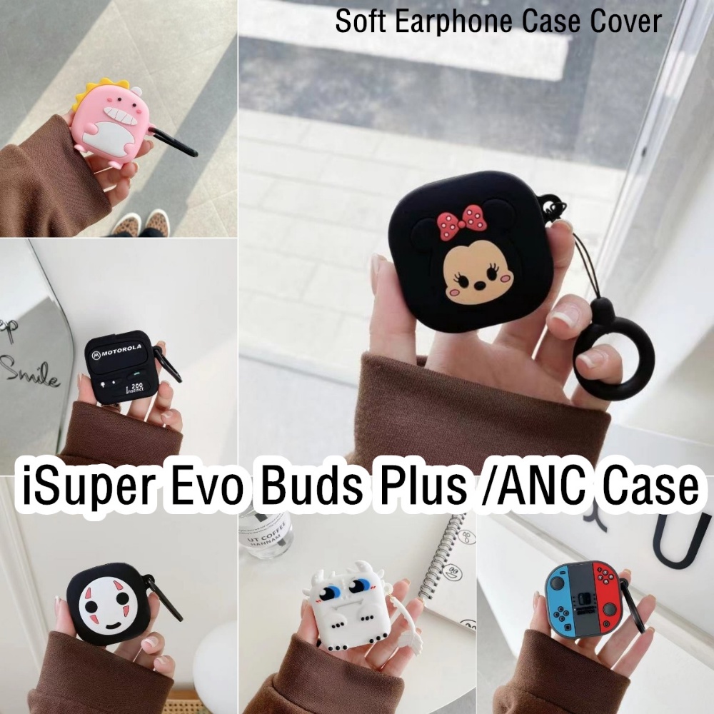 พร้อมส่ง-เคสหูฟัง-แบบนิ่ม-ลายการ์ตูน-สําหรับ-isuper-evo-buds-plus-isuper-evo-buds-pius-anc