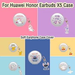 【พร้อมส่ง】เคสหูฟัง แบบนิ่ม ลายการ์ตูนคุโลมิน่ารัก สําหรับ Huawei Honor Earbuds X5 X5