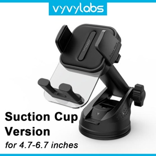 Vyvylabs อุปกรณ์เมาท์ขาตั้งโทรศัพท์มือถือ ติดแดชบอร์ดกระจกหน้ารถยนต์ รองรับ 4.7-6.7 นิ้ว