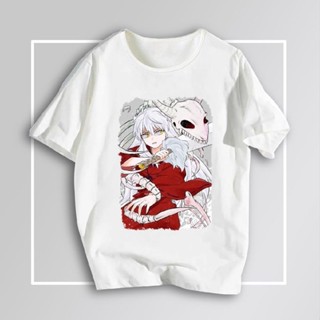 Inuyasha Sesshomaru ชายและหญิงหล่อแขนสั้นผ้าฝ้ายพิมพ์ลายเสื้อยืดแนวโน้มอะนิเมะ