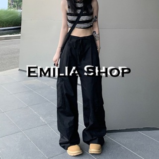 EMILIA SHOP  กางเกงขายาว คาร์โก้ กางเกง กางเกง  Stylish ทันสมัย พิเศษ fashion A90M02C 36Z230909
