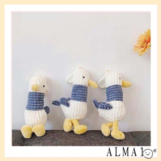 ♫ALMA♫ New Stuffed Toy Cartoon Pendant Keychain Hook Cute Animal Friends Gift Kawaii Bag Charm Duck Doll