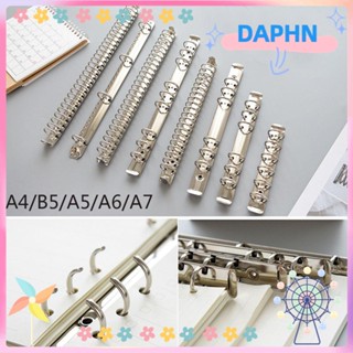 DAPHS คลิปห่วงโลหะ ขนาด A4 B5 A5 A6 A7 เติมได้ สําหรับสมุดโน้ต DIY