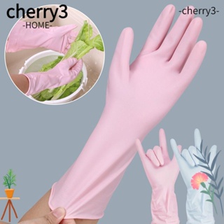 Cherry3 ถุงมือเรซิ่น ทําความสะอาดง่าย ทนทาน ถอดง่าย สําหรับทําสวน