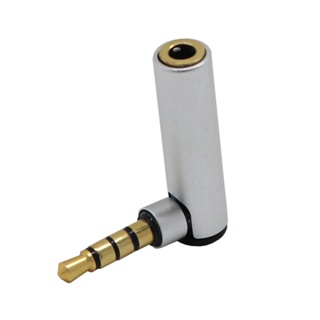 3.5mm Audio Jacks Male To Female L Shape 90 Degrees Right Angle Adapter