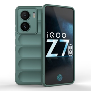 เคสโทรศัพท์มือถือซิลิโคน TPU แบบนิ่ม หลากสี สําหรับ IQOO Z7 5G Z7 Z7