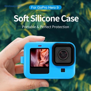 [ElectronicMall01.th] เคสซิลิโคน น้ําหนักเบา ปลดเร็ว แบบพกพา สําหรับกล้อง GoPro Hero 9