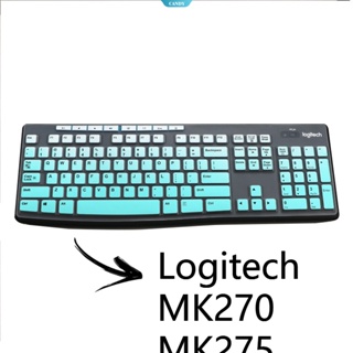 ฟิล์มป้องกันฝุ่นคีย์บอร์ดไร้สาย สําหรับ Logitech MK270 MK275 MK200 K270