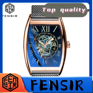 Fensir FENSIR พร้อมส่ง นาฬิกาข้อมือควอตซ์แฟชั่น รูปหัวผี สร้างสรรค์ สําหรับนักเรียนผู้ชาย