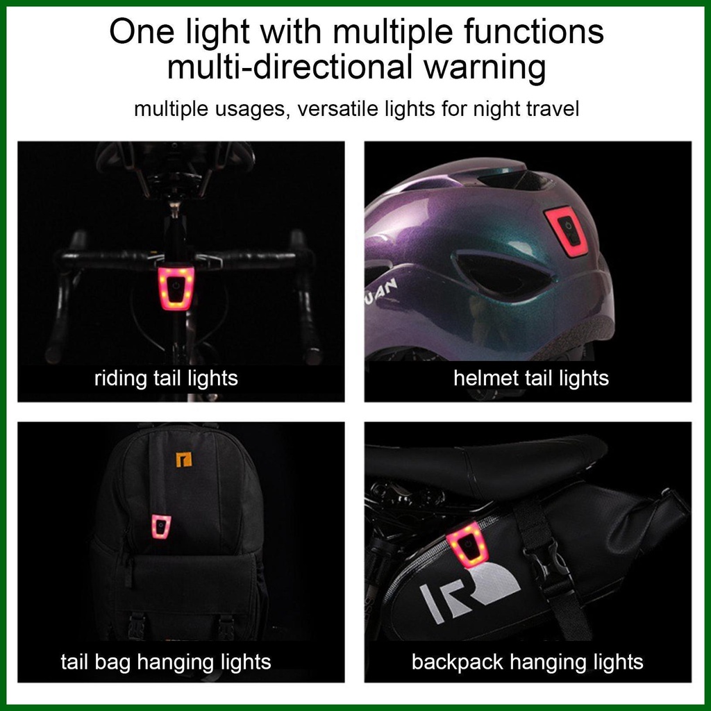 ไฟท้ายจักรยาน-led-กันน้ํา-ความสว่างสูง-ชาร์จ-usb