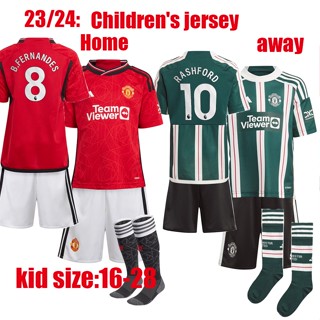 เสื้อกีฬาแขนสั้น ลายทีมชาติฟุตบอล B.FERNANDES CASEMIRO ANTONY SANCHO MOUNT jersey 2023 2024 คุณภาพสูง 23-24 ชุดเหย้า สําหรับผู้ชาย