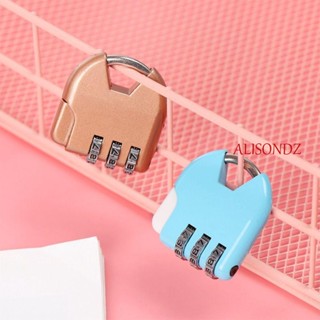 Alisondz ล็อค แบบพกพา ขนาดเล็ก 1 ชิ้น รถเข็น เคส ป้องกันการโจรกรรม กล่องเก็บ ความปลอดภัย รีเซ็ตได้ ซิปล็อค